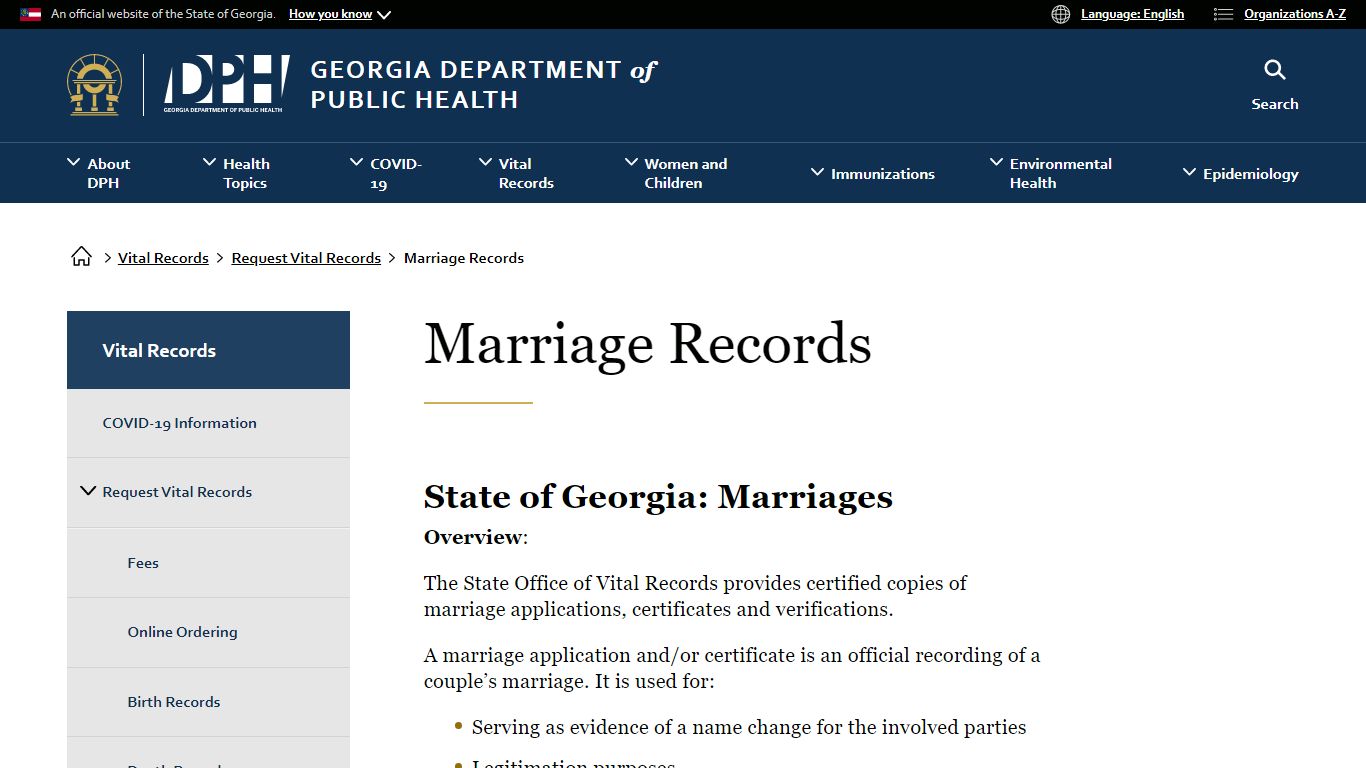 marriage | Georgia Department of Public Health